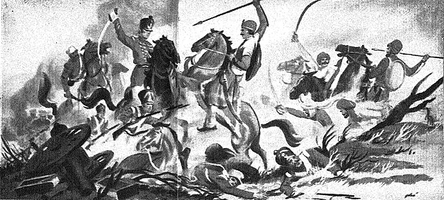 Tatya Tope fighting in battle