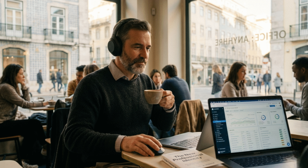 Remote work professional identity